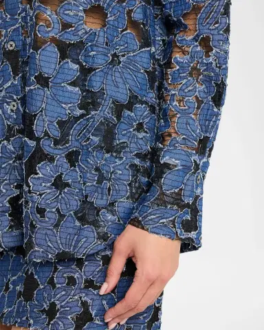 JBQ Beckett Embroidered Floral Lace Shirt | Thumbnail 5 JBQ Beckett Embroidered Floral Lace Shirt | Thumbnail 5