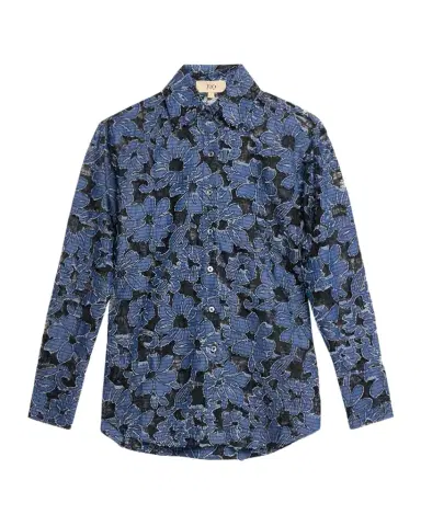 JBQ Beckett Embroidered Floral Lace Shirt | Thumbnail 1 JBQ Beckett Embroidered Floral Lace Shirt | Thumbnail 1