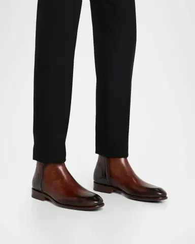 Magnanni Men's Leather Ankle Boots | Thumbnail 2 Magnanni Men's Leather Ankle Boots | Thumbnail 2