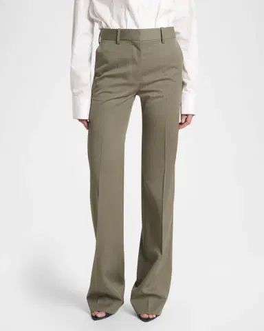 Victoria Beckham Tailored Wool Straight-Leg Trousers | Thumbnail 4 Victoria Beckham Tailored Wool Straight-Leg Trousers | Thumbnail 4