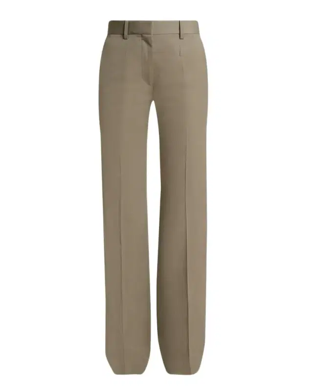 Tailored Wool Straight-Leg Trousers Tailored Wool Straight-Leg Trousers