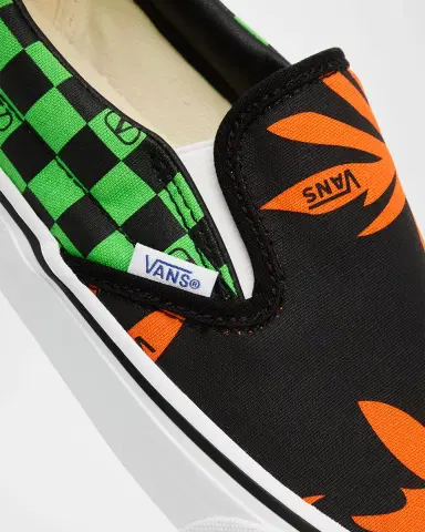 Valentino Garavani x Vans Men's VLogo Checkerboard Textile Slip-On Sneakers | Thumbnail 4 Valentino Garavani x Vans Men's VLogo Checkerboard Textile Slip-On Sneakers | Thumbnail 4