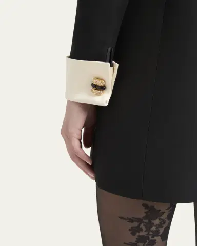 Valentino Garavani Crepe Couture Mini Dress | Thumbnail 5 Valentino Garavani Crepe Couture Mini Dress | Thumbnail 5