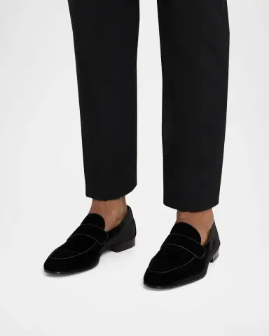 Magnanni Men 's Jasper II Velvet Keeper Loafers | Thumbnail 2 Magnanni Men 's Jasper II Velvet Keeper Loafers | Thumbnail 2