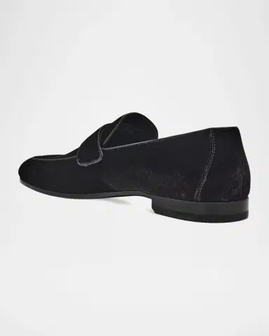 Magnanni Men 's Jasper II Velvet Keeper Loafers | Thumbnail 4 Magnanni Men 's Jasper II Velvet Keeper Loafers | Thumbnail 4