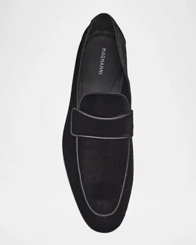 Magnanni Men 's Jasper II Velvet Keeper Loafers | Thumbnail 5 Magnanni Men 's Jasper II Velvet Keeper Loafers | Thumbnail 5