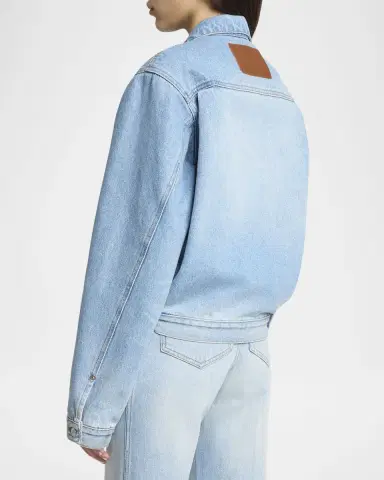 Victoria Beckham Denim Trucker Jacket | Thumbnail 3 Victoria Beckham Denim Trucker Jacket | Thumbnail 3