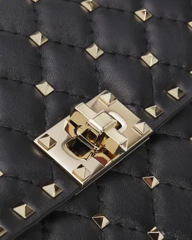 Valentino Garavani Quilted Rockstud Leather Crossbody Bag | Thumbnail 11 Valentino Garavani Quilted Rockstud Leather Crossbody Bag | Thumbnail 11