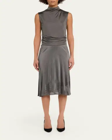 Giorgio Armani Stretch Viscose Double-Jersey Dress | Thumbnail 2 Giorgio Armani Stretch Viscose Double-Jersey Dress | Thumbnail 2