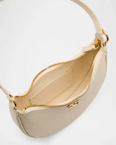 Valentino Garavani Mini VLogo Leather Hobo Bag | Thumbnail 2 Valentino Garavani Mini VLogo Leather Hobo Bag | Thumbnail 2