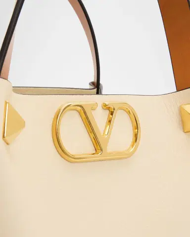 Valentino Garavani Small VLogo Rockstud Leather Top-Handle Bag | Thumbnail 5 Valentino Garavani Small VLogo Rockstud Leather Top-Handle Bag | Thumbnail 5