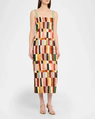 ALÉMAIS Majorelle Midi Dress | Thumbnail 4 ALÉMAIS Majorelle Midi Dress | Thumbnail 4