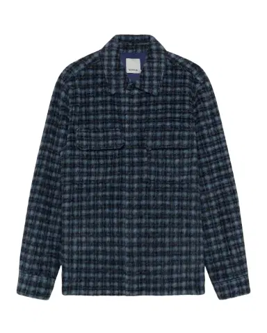 SIMKHAI Men 's Caleb Plaid Shirt Jacket | Thumbnail 1 SIMKHAI Men 's Caleb Plaid Shirt Jacket | Thumbnail 1
