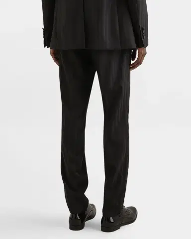 Dolce & Gabbana Men's Stripe Jacquard Tapered-Leg Trousers | Thumbnail 3 Dolce & Gabbana Men's Stripe Jacquard Tapered-Leg Trousers | Thumbnail 3