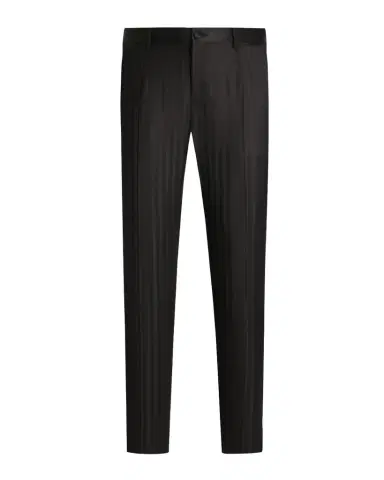 Dolce & Gabbana Men's Stripe Jacquard Tapered-Leg Trousers | Thumbnail 1 Dolce & Gabbana Men's Stripe Jacquard Tapered-Leg Trousers | Thumbnail 1