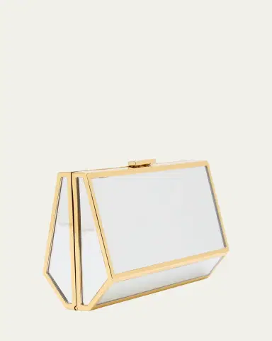 Simkhai Maddox Geometric Mirror Clutch Bag | Thumbnail 3 Simkhai Maddox Geometric Mirror Clutch Bag | Thumbnail 3