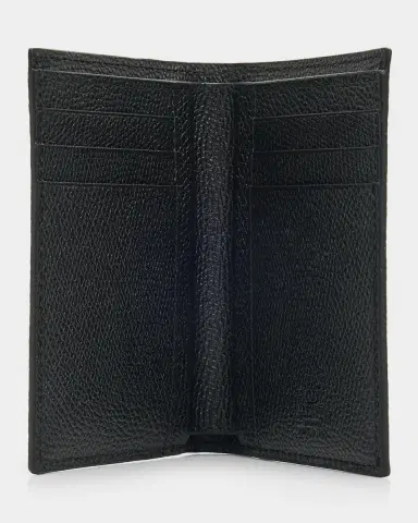 Valentino Garavani Men's Vlogo Signature Grainy Calfskin Card Holder | Thumbnail 3 Valentino Garavani Men's Vlogo Signature Grainy Calfskin Card Holder | Thumbnail 3