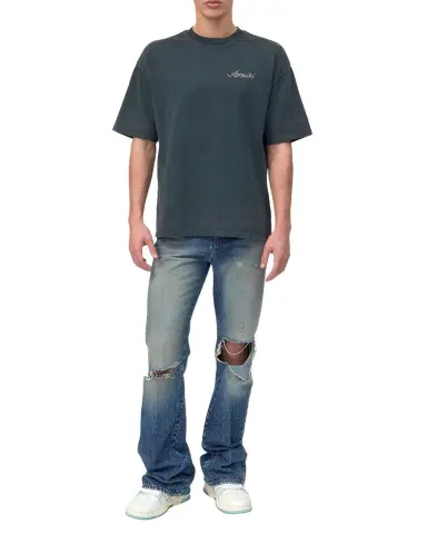 Amiri Men 's Studded Logo Oversized T-Shirt | Thumbnail 1 Amiri Men 's Studded Logo Oversized T-Shirt | Thumbnail 1