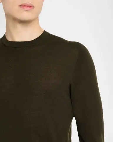 Sease Men 's Virgin Wool Heathered Crewneck Sweater | Thumbnail 9 Sease Men 's Virgin Wool Heathered Crewneck Sweater | Thumbnail 9