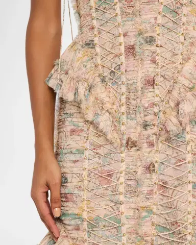 Zimmermann Rebellion Frayed Midi Dress | Thumbnail 5 Zimmermann Rebellion Frayed Midi Dress | Thumbnail 5