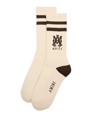 Amiri en's A Stripe Crew Socks | Thumbnail 1 Amiri en's A Stripe Crew Socks | Thumbnail 1