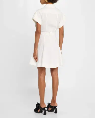 Zimmermann Awaken Linen Mini Shirtdress | Thumbnail 3 Zimmermann Awaken Linen Mini Shirtdress | Thumbnail 3