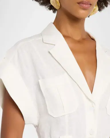 Zimmermann Awaken Linen Mini Shirtdress | Thumbnail 5 Zimmermann Awaken Linen Mini Shirtdress | Thumbnail 5