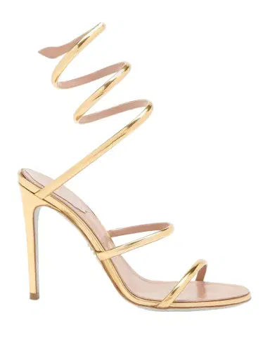 René Caovilla 105mm Cleo Metallic Leather Sandals | Thumbnail 1 René Caovilla 105mm Cleo Metallic Leather Sandals | Thumbnail 1