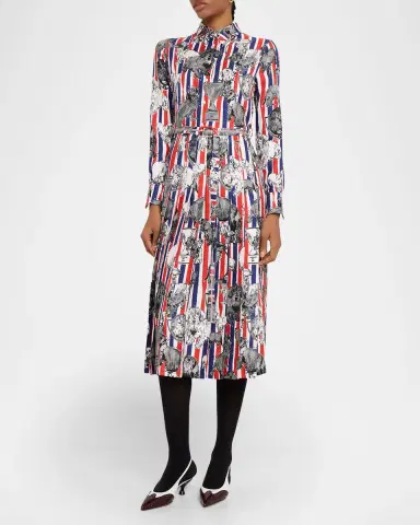 Thom Browne 50mm Brogue Leather Slingback Pumps | Thumbnail 8 Thom Browne 50mm Brogue Leather Slingback Pumps | Thumbnail 8