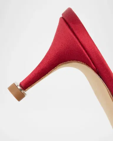 Manolo Blahnik 50mm Tulipe Embellished Velvet Mule Pumps | Thumbnail 5 Manolo Blahnik 50mm Tulipe Embellished Velvet Mule Pumps | Thumbnail 5