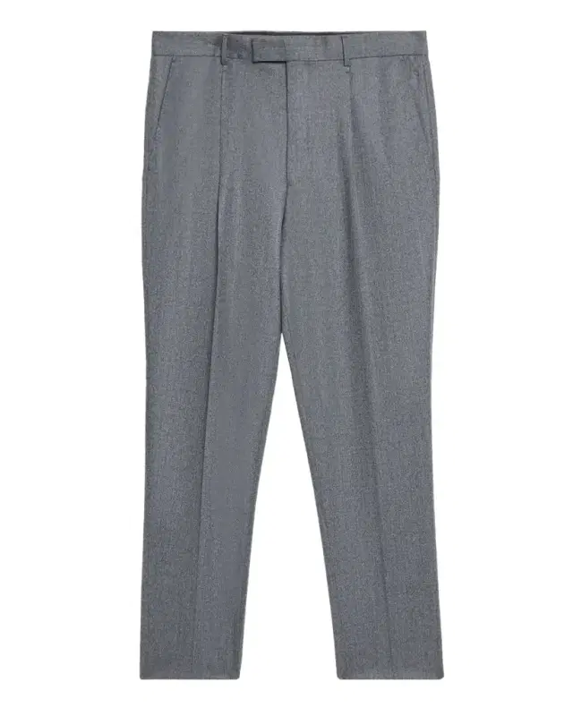 Men 's Wool Flannel Pleated Tapered Fit Trousers Men 's Wool Flannel Pleated Tapered Fit Trousers
