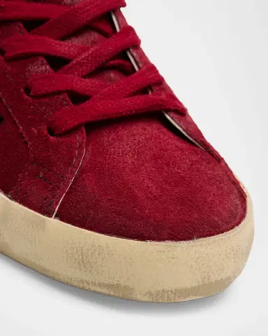 Golden Goose Super-Star Suede Glitter Low-Top Sneakers | Thumbnail 6 Golden Goose Super-Star Suede Glitter Low-Top Sneakers | Thumbnail 6