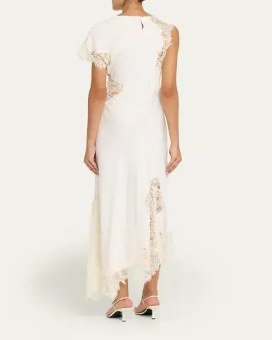 A.L.C. Alessia Satin and Lace Maxi Dress | Thumbnail 3 A.L.C. Alessia Satin and Lace Maxi Dress | Thumbnail 3