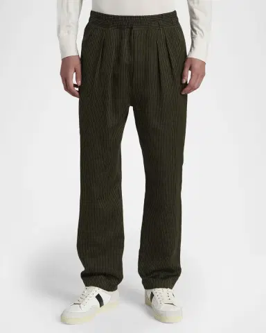 Tom Ford Men's Cotton and Silk Bengal Stripe Lounge Pants | Thumbnail 4 Tom Ford Men's Cotton and Silk Bengal Stripe Lounge Pants | Thumbnail 4