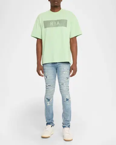 RTA Men's Bryant Ripped Skinny Jeans | Thumbnail 2 RTA Men's Bryant Ripped Skinny Jeans | Thumbnail 2