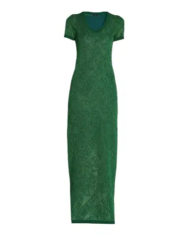 Etro Paisley Jacquard Knit Short-Sleeve Maxi Dress | Thumbnail 1 Etro Paisley Jacquard Knit Short-Sleeve Maxi Dress | Thumbnail 1