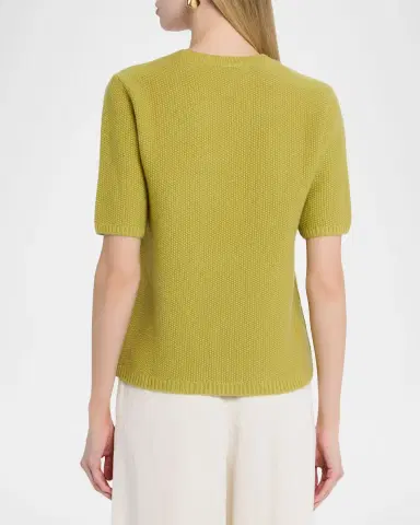 TWP Seed Stitch Audrey Cashmere Sweater | Thumbnail 2 TWP Seed Stitch Audrey Cashmere Sweater | Thumbnail 2