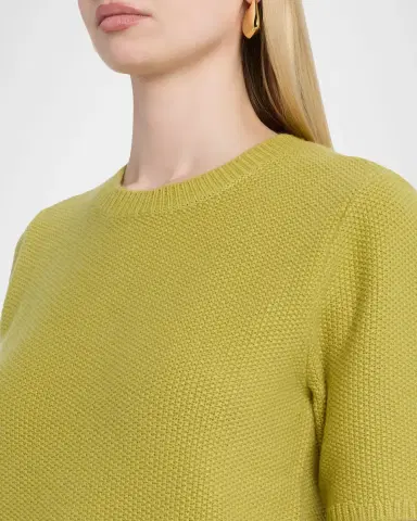 TWP Seed Stitch Audrey Cashmere Sweater | Thumbnail 4 TWP Seed Stitch Audrey Cashmere Sweater | Thumbnail 4