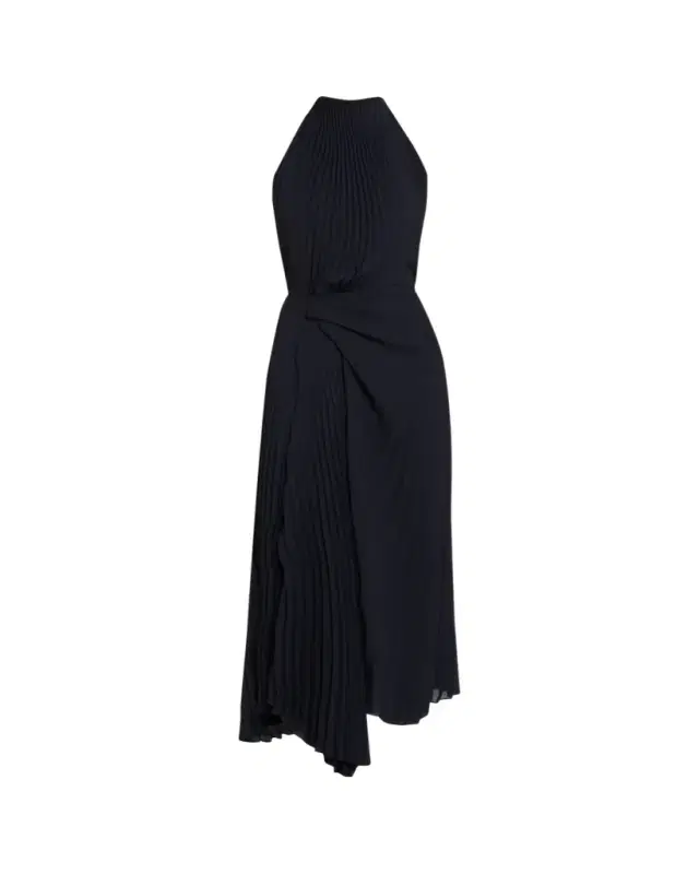 Simona Pleated Midi Dress Simona Pleated Midi Dress