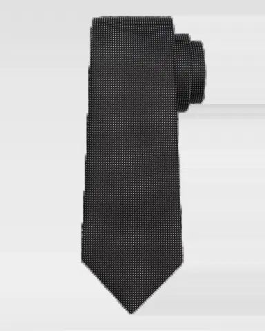 Tom Ford Men's Micro-Texture Polka Dot Silk Tie | Thumbnail 2 Tom Ford Men's Micro-Texture Polka Dot Silk Tie | Thumbnail 2