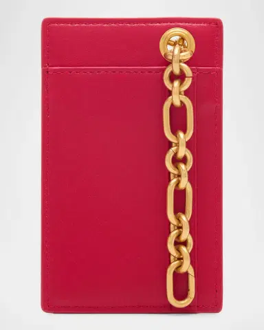 Balmain Pulse Chain Leather Card Holder | Thumbnail 3 Balmain Pulse Chain Leather Card Holder | Thumbnail 3