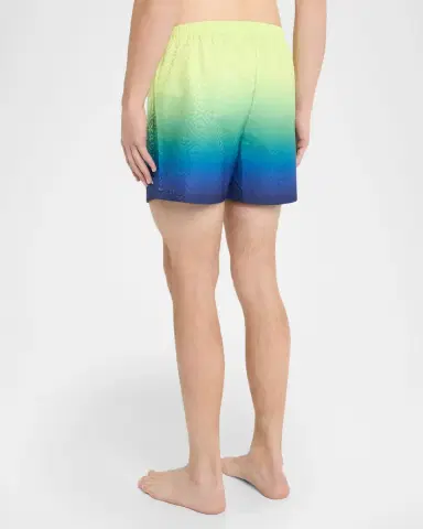 CASABLANCA Men's Gradient Monogram Swim Shorts | Thumbnail 3 CASABLANCA Men's Gradient Monogram Swim Shorts | Thumbnail 3