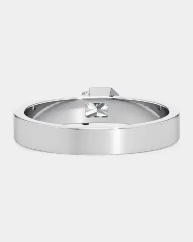 Unsaid Meta Lab-Grown Diamond Radiant Pave Band, Size 8 | Thumbnail 2 Unsaid Meta Lab-Grown Diamond Radiant Pave Band, Size 8 | Thumbnail 2