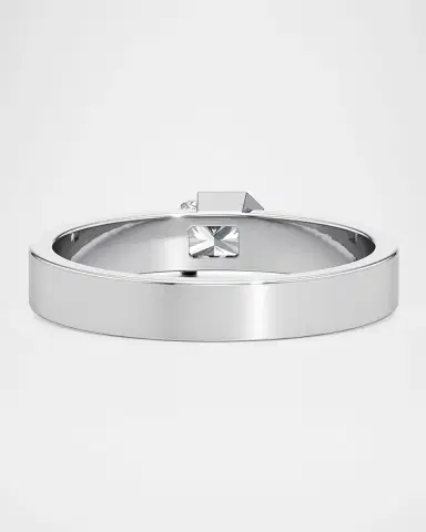 Unsaid Meta Lab-Grown Diamond Radiant Pave Band, Size 8.75 | Thumbnail 3 Unsaid Meta Lab-Grown Diamond Radiant Pave Band, Size 8.75 | Thumbnail 3