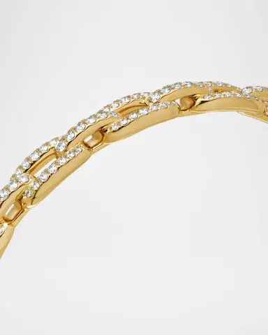 David Yurman Stax Link Bracelet with Diamonds in 18K Yellow Gold, 7mm | Thumbnail 6 David Yurman Stax Link Bracelet with Diamonds in 18K Yellow Gold, 7mm | Thumbnail 6