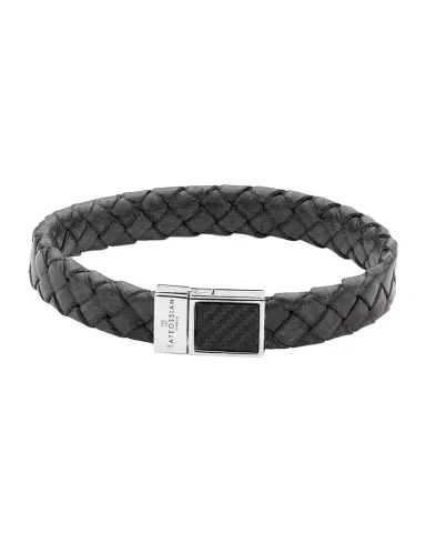 Tateossian Men 's Western Braided Leather Bracelet | Thumbnail 1 Tateossian Men 's Western Braided Leather Bracelet | Thumbnail 1