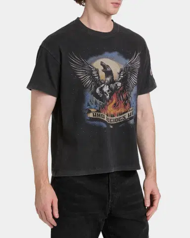 Who Decides War Men's Moon Jersey Graphic T-Shirt | Thumbnail 7 Who Decides War Men's Moon Jersey Graphic T-Shirt | Thumbnail 7