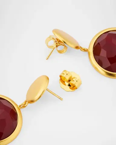 NEST Jewelry Carnelian Drop Earrings | Thumbnail 4 NEST Jewelry Carnelian Drop Earrings | Thumbnail 4