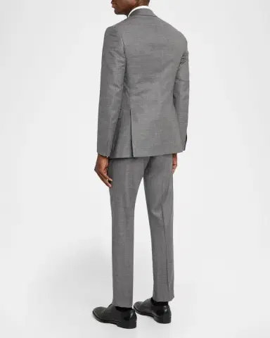 Brioni Men's Wool and Cashmere Sharkskin Two-Piece Suit | Thumbnail 3 Brioni Men's Wool and Cashmere Sharkskin Two-Piece Suit | Thumbnail 3