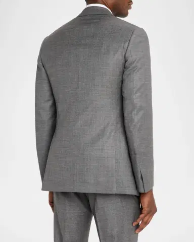 Brioni Men's Wool and Cashmere Sharkskin Two-Piece Suit | Thumbnail 6 Brioni Men's Wool and Cashmere Sharkskin Two-Piece Suit | Thumbnail 6